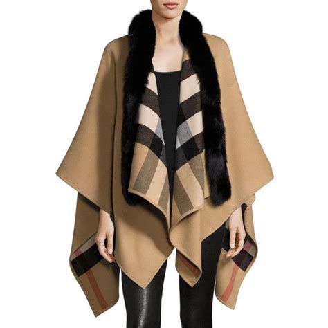 burberry fur cape|burberry capes on sale.